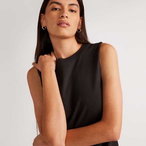 Everlane Women's Weekend Tank Dress in Black, Size Extra Small - Picture 9 of 11